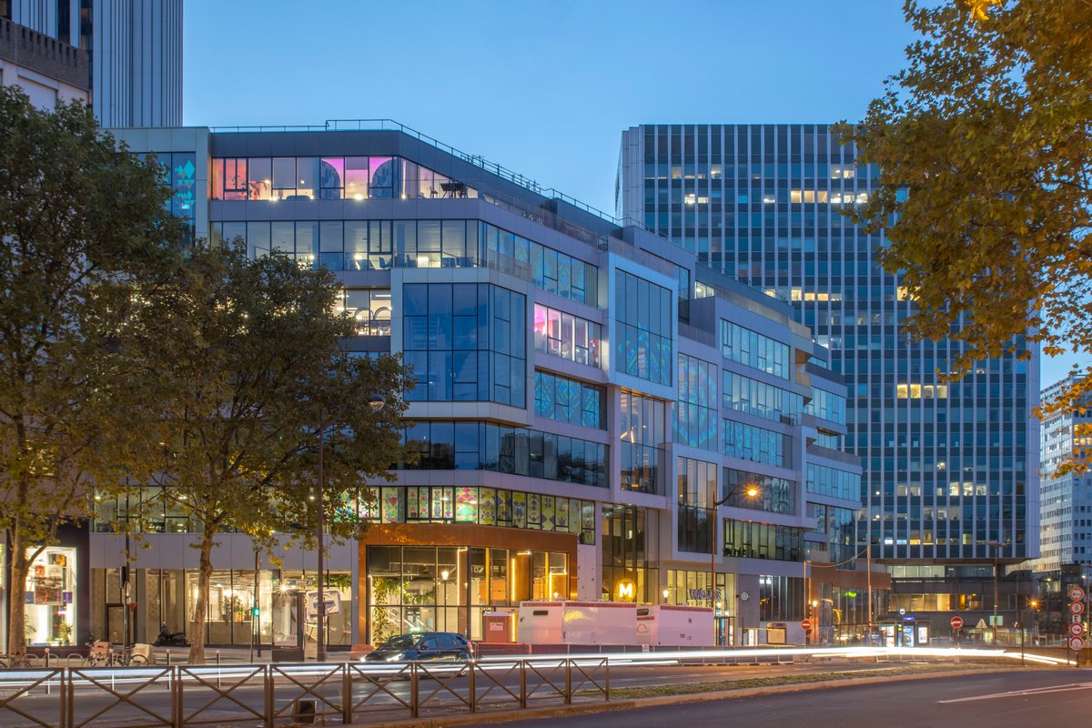 arthurweidmann1's tweet photo. Les Ateliers Gaîté, inaugurés hier à #Paris14.

Archi : @MVRDV 
@urw_group @eiffage @arcora_ https://t.co/JJyHcgO4KT