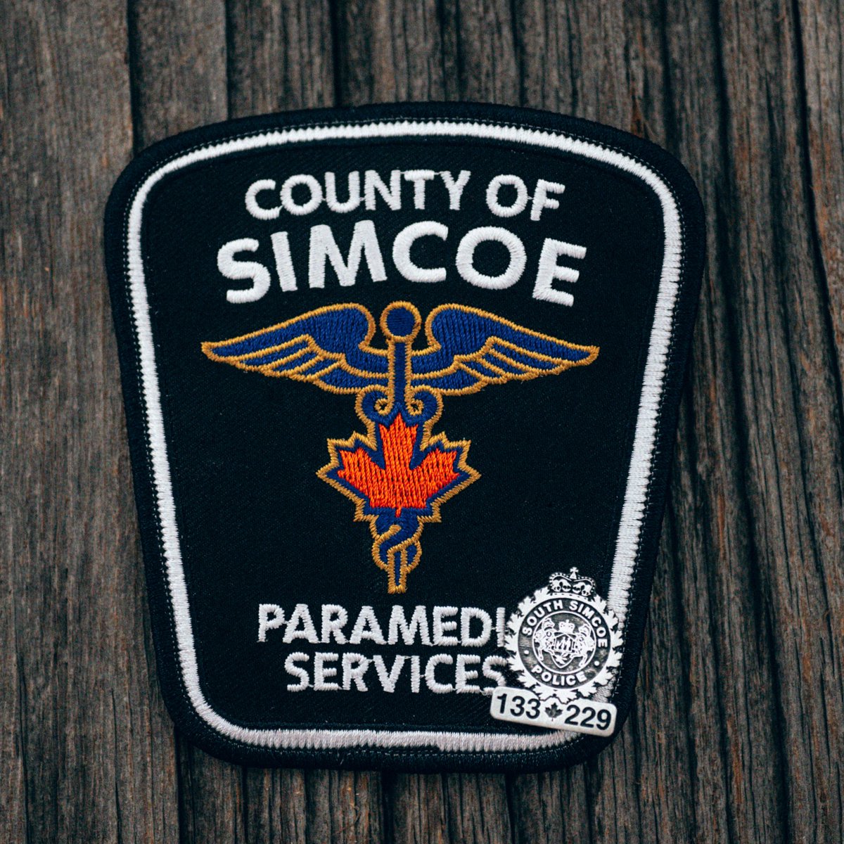 Today we stand with our colleagues at <a href="/SouthSimcoePS/">South Simcoe Police</a>,  Paramedics and other #FirstResponders as we pay our respects to Cst. Northrup and Russell. We stand united with the family, friends and co-workers who have suffered this tragic loss. #StrongerTogether #WeRemember