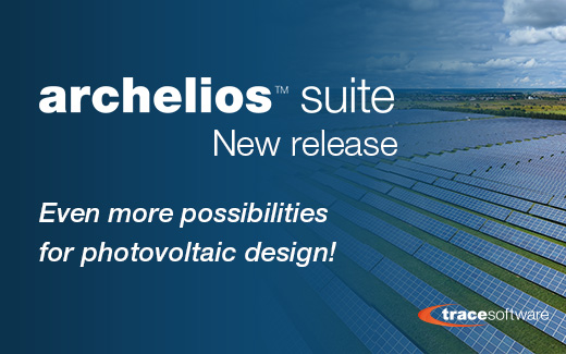🚀 archelios™ Suite is available in its newest version!
New features for more photovoltaic design possibilities. 

👉 trace-software.com/blog/archelios…
#archelios #PV #TSI #k2base #revit #sketchup #sma