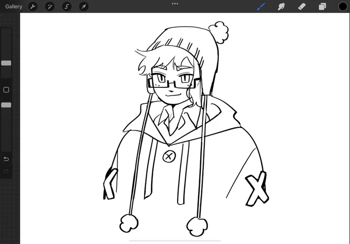 changed his beanie cuz im way too lazy to draw the braids over and over again 😭 