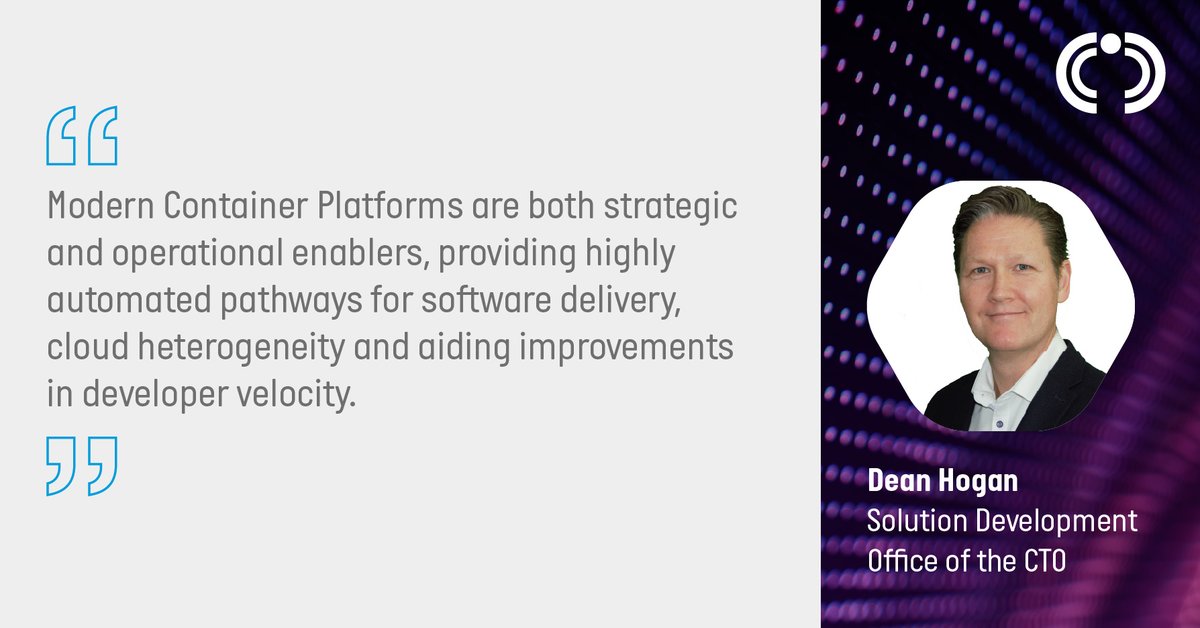 Computacenter's tweet photo. We’re helping our customers exploit #CloudNative Platforms as part of their #DigitalTransformation. Dean Hogan from the Office of the CTO #OCTO shares his expert opinion in our latest thought leadership paper.
https://t.co/eKqKeu2C2G
#ModernCloudPlatform #ModernCloud #Cloud https://t.co/i2wjHN0f9E