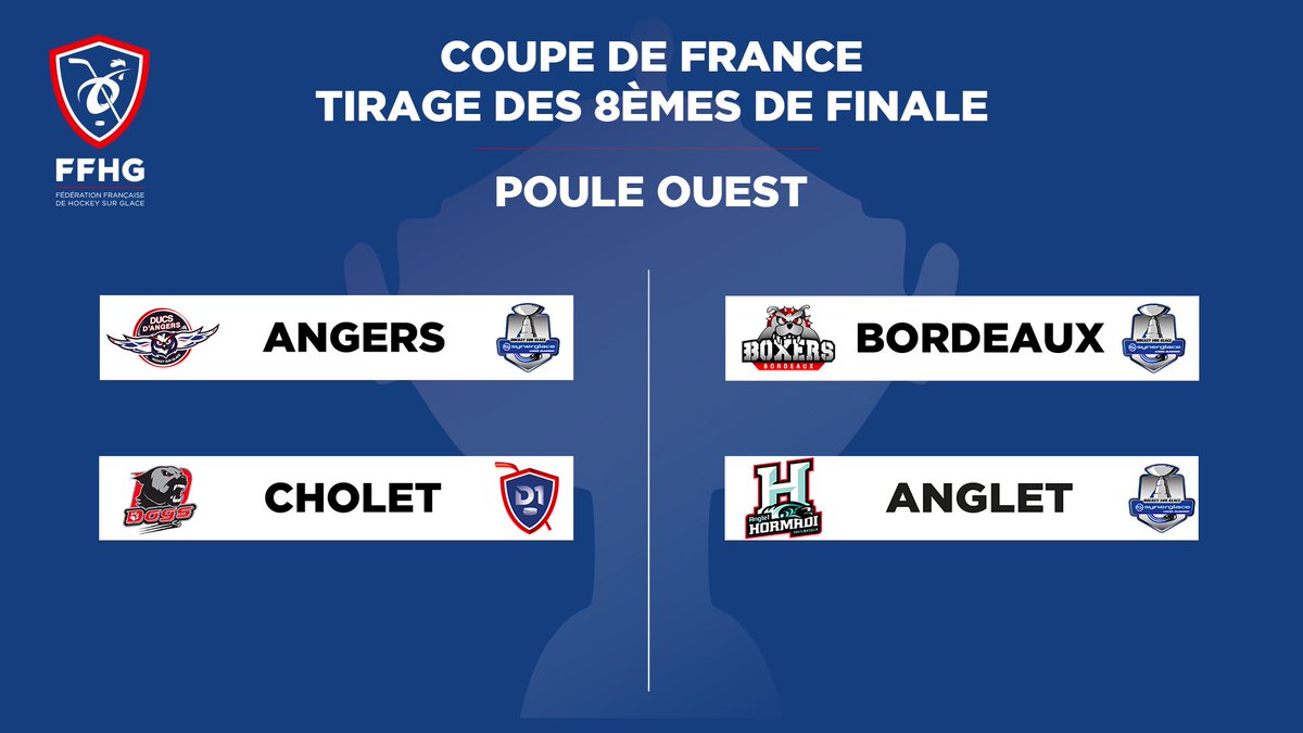 Hockey_FRA's tweet photo. 🏆 Le tirage des 8èmes de finale de Coupe de France 🏆 #CdFHockey https://t.co/3ehRIRTrly