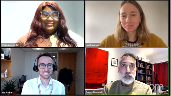 Dods Political Intelligence's very own <a href="/SheilaAmedodah/">Sheila Amedodah</a> chairing today's <a href="/HouseBriefing/">The House Briefing</a> event on the Online Safety Bill! The first panel session has featured Sanjay Bhandari from <a href="/kickitout/">Kick It Out</a>, Lulu Freemont from <a href="/TasoAdvisory/">Taso Advisory (acquired by Milltown Partners)</a> and Ben Packer from <a href="/LinklatersLLP/">Linklaters LLP</a>