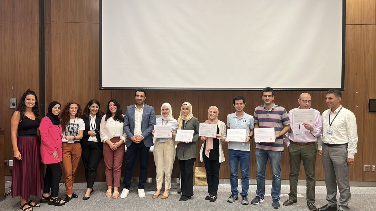Congratulations the “outliers team” for winning the JEOPARDY competition on World Statistics Day! @martinebejjani @imadb15 #TheResearcher @AUB_Lebanon @AUBMC_Official @Elie__Akl @HakimLara @PamelaAK