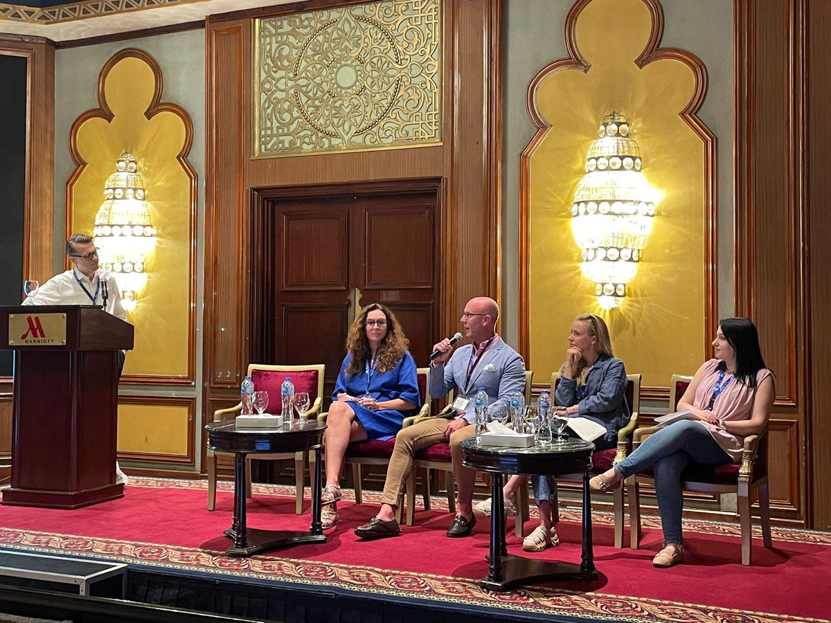 SECNConsumer's tweet photo. Wonderful to see our MD, Communications @PaulMacca1976 speaking at the @PROIWorldwide EMEA summit in Cairo this morning discussing ‘The Age of Relevance’.
#consumer #events https://t.co/TvyTjYmprK