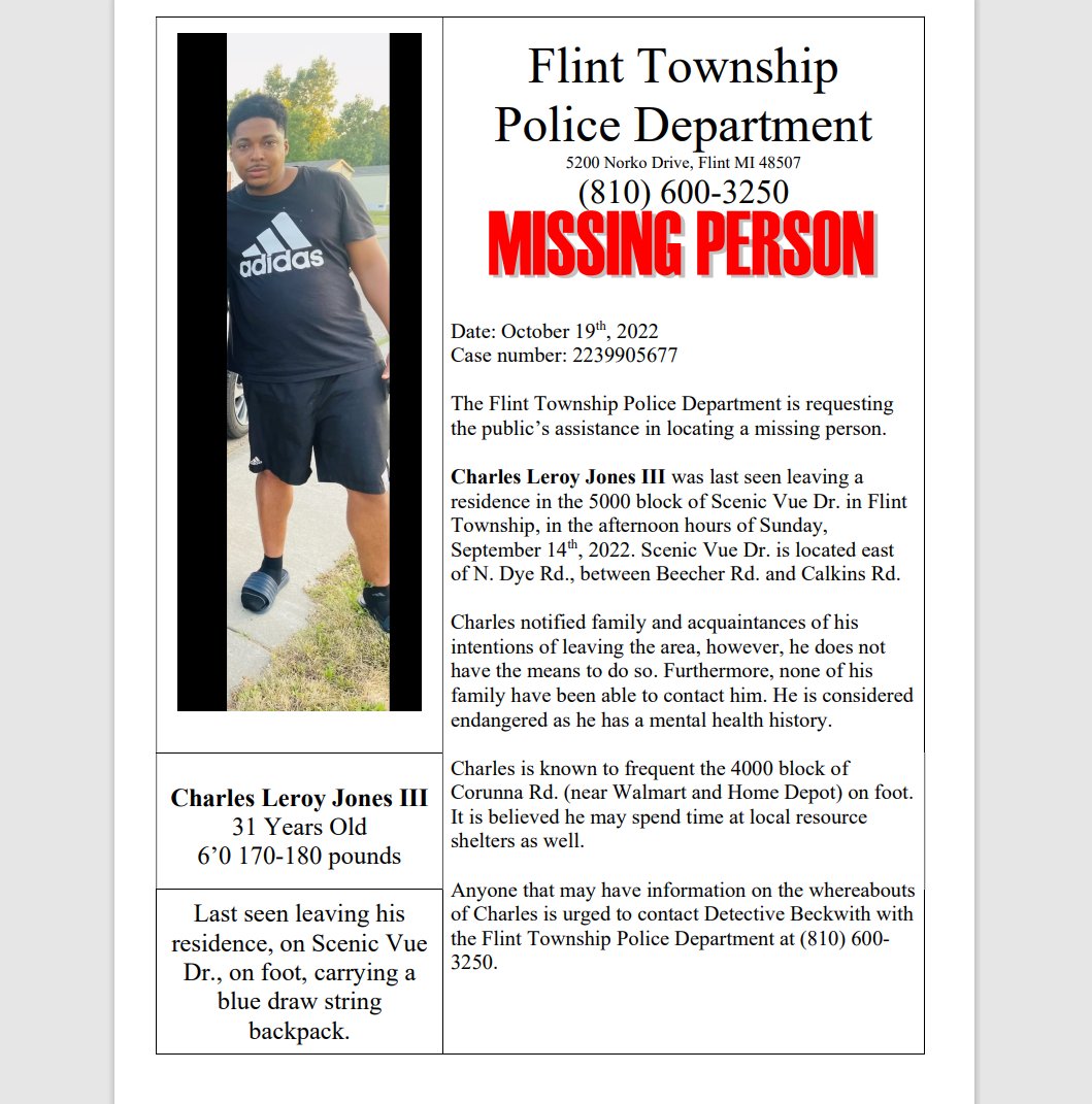 MISSING: Have you seen this man? (photo from FTPD)
READ MORE: nbc25news.com/news/local/pol…