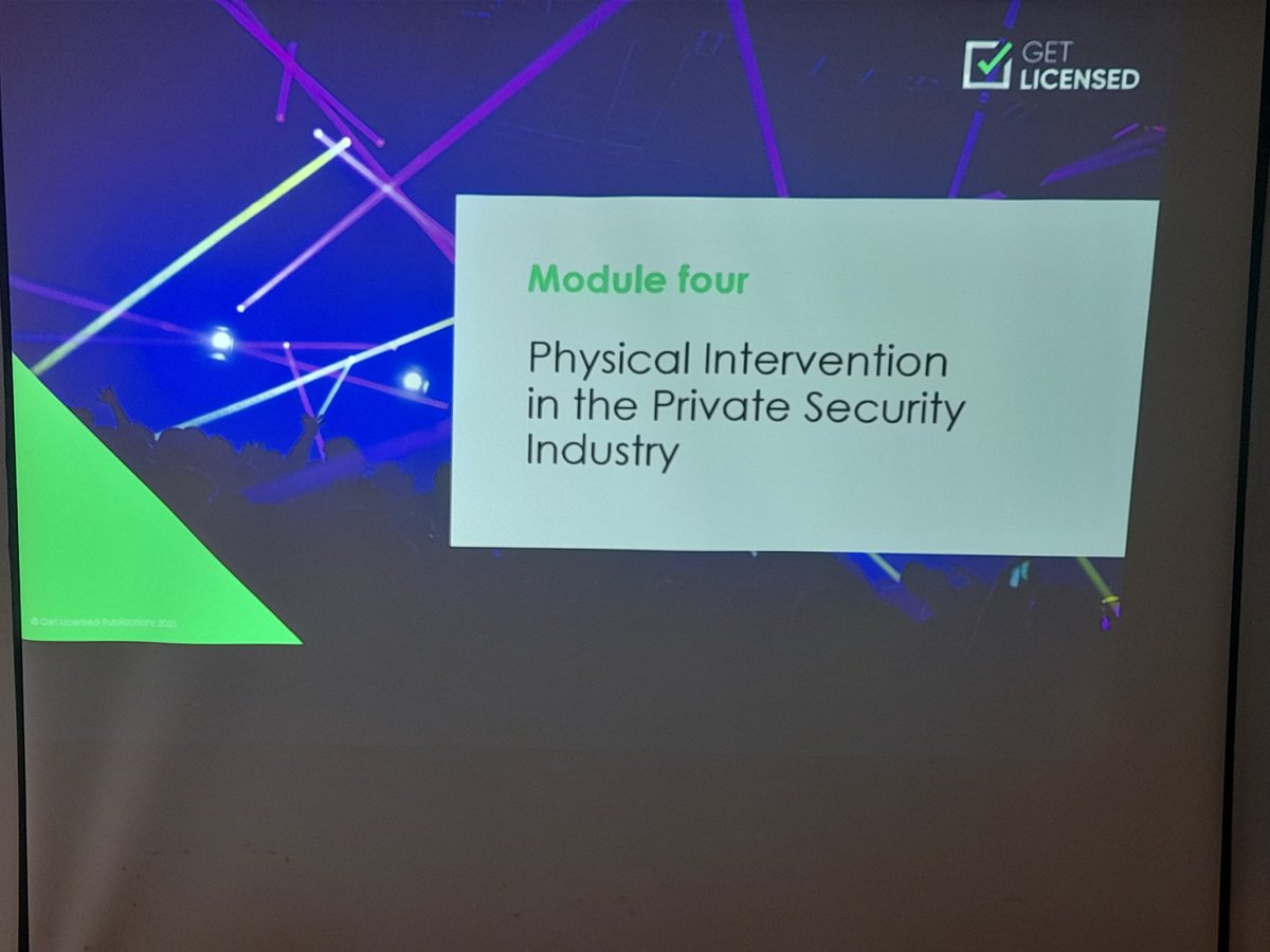 simon2726's tweet photo. Day 4 and its physical intervention theory day, getting PI is so important in the security industry. The students are doing mock exams on their @Get_Licensed app getting them prepared for Saturdays exams. @SIAuk #Security #physicalintervention https://t.co/931W0Ky9Ka