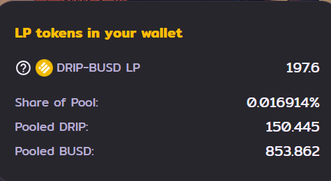 DeFi_Cowboys's tweet photo. We grabbed some more LPs for the DRIP/BUSD LP Farm. 🤠🙌🙌🙌🦈🙌🙌🙌🐷🐷🐷🌱🌱🌱🐶🐶🐶🚀

#DripNetwork #AnimalFarm $DRIP #PassiveIncome #BNB #BUSD

@DRIPcommunity 💙💧💙💧💙💧 https://t.co/z2yJUjJSbw