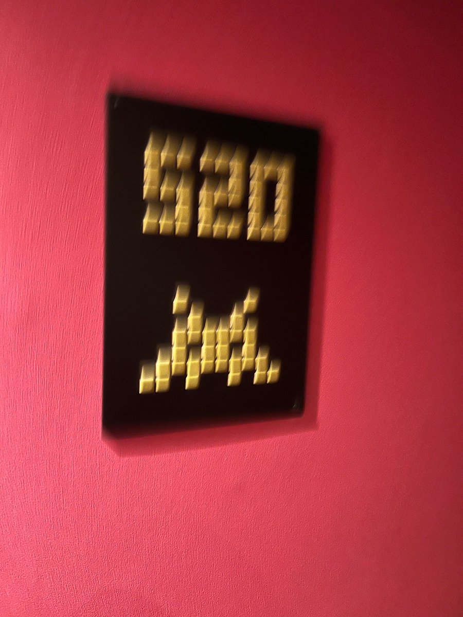supremesurrende's tweet photo. @25hourshotels Nice @invaderwashere touches at the hotel in Paris.  Wonderful view from room 520 🚂 👾 https://t.co/ulMqEEBowK