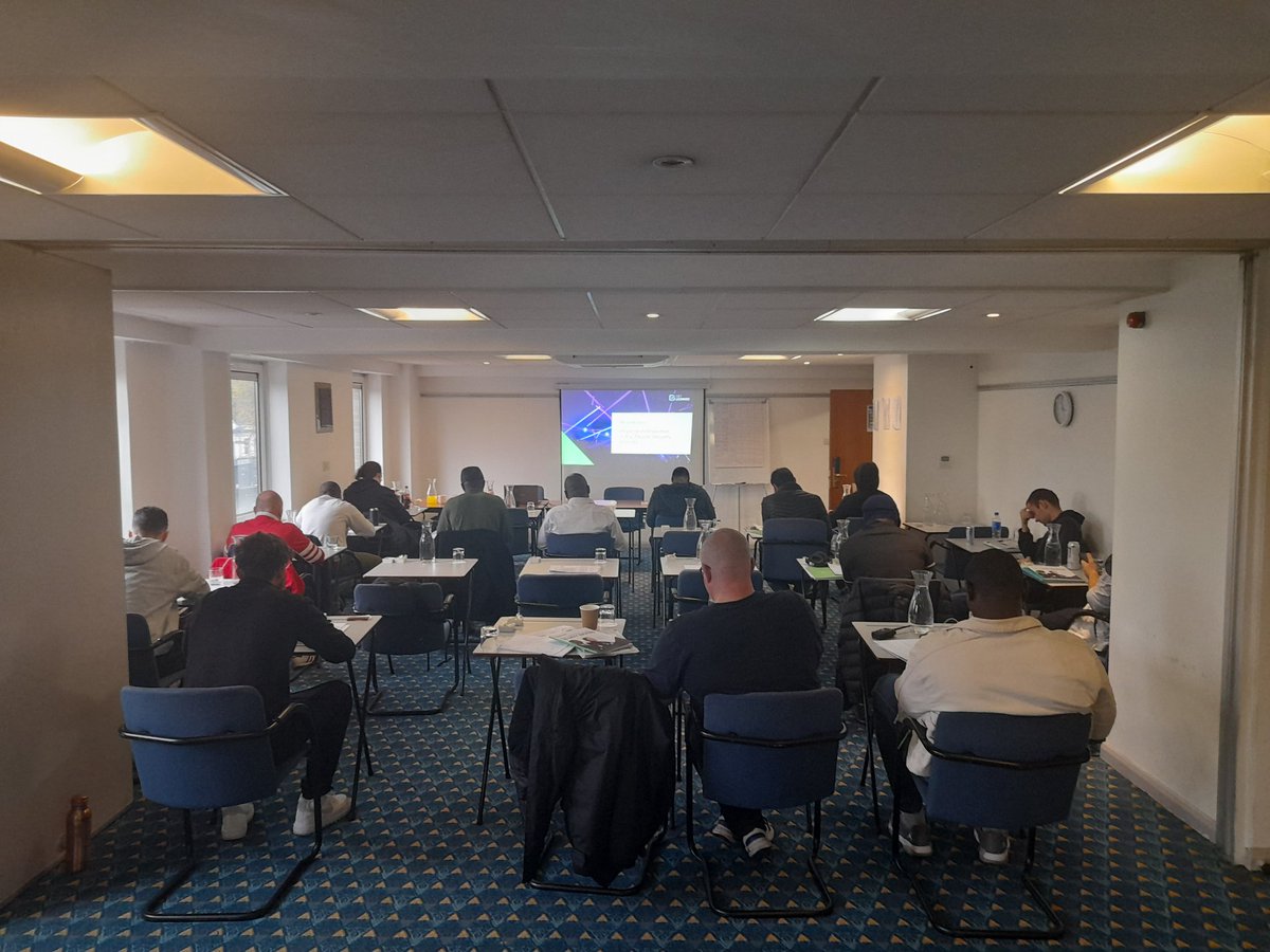 simon2726's tweet photo. Day 4 and its physical intervention theory day, getting PI is so important in the security industry. The students are doing mock exams on their @Get_Licensed app getting them prepared for Saturdays exams. @SIAuk #Security #physicalintervention https://t.co/931W0Ky9Ka