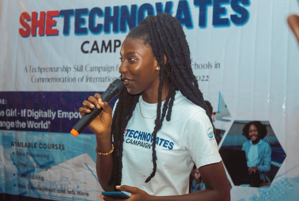 TheGiantFactory's tweet photo. #history was made again on October 18 when we launched #SheTechnovates Campaign in Government Secondary school, Karshi, Abuja (#gsskarshi ).

This is the second school in one month. Our goal is to reach 10 secondary schools in all the area councils of the #fctabuja &amp; train 400 https://t.co/B3712QnHBN