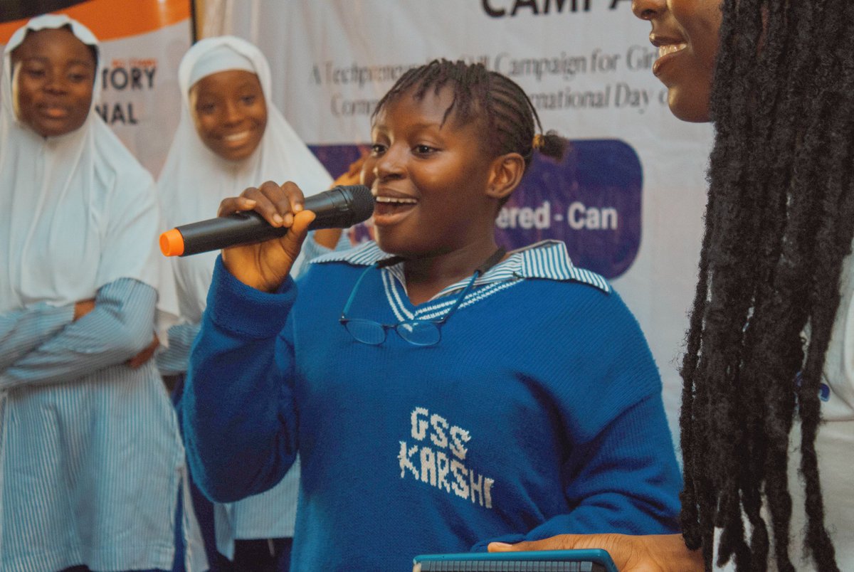 TheGiantFactory's tweet photo. #history was made again on October 18 when we launched #SheTechnovates Campaign in Government Secondary school, Karshi, Abuja (#gsskarshi ).

This is the second school in one month. Our goal is to reach 10 secondary schools in all the area councils of the #fctabuja &amp; train 400 https://t.co/B3712QnHBN
