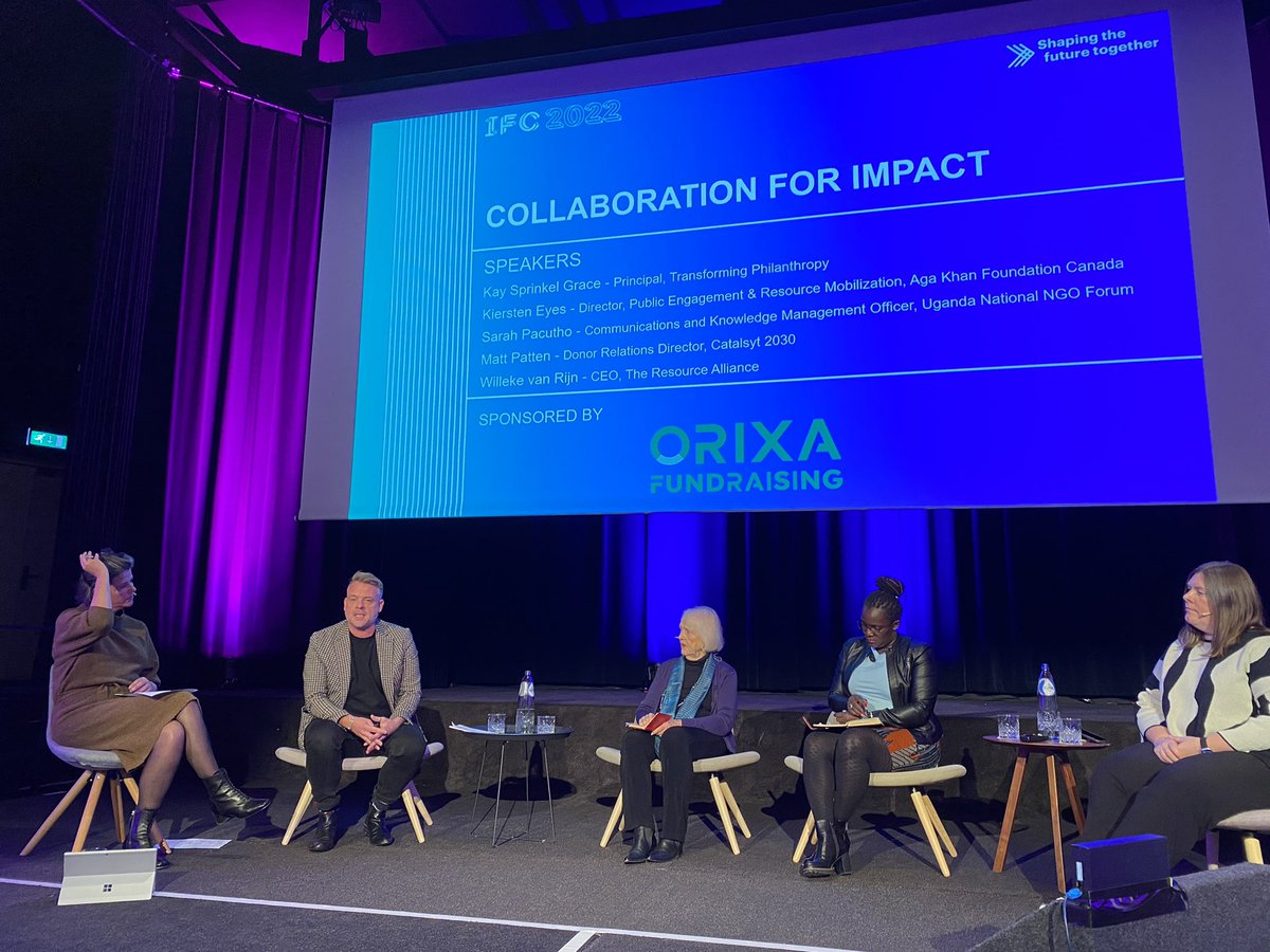 FundraisingInn1's tweet photo. “People gave because we meet needs not because we have needs, lets stop promoting a mindset of scarcity but one of abundance” Kay Springkel Grace at the #IFC2022 Big Debate @TheResAlliance https://t.co/P3RUZjNJUT