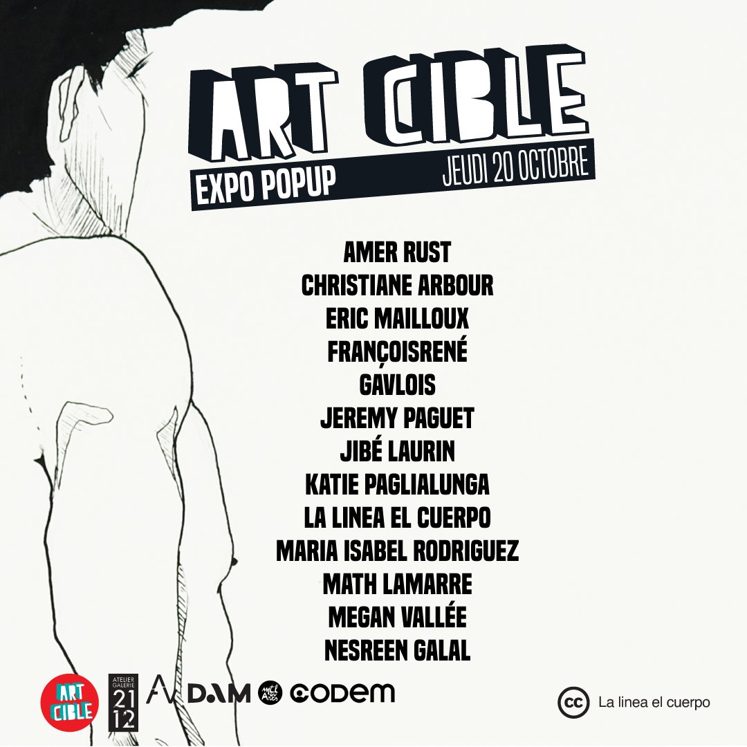 Expo Pop-Up 20 octobre 🍻🥂🎵 - mailchi.mp/379db1031fa8/2…

Merci à nos partenaires #AtelierGalerie2112 #DAM #RAAV