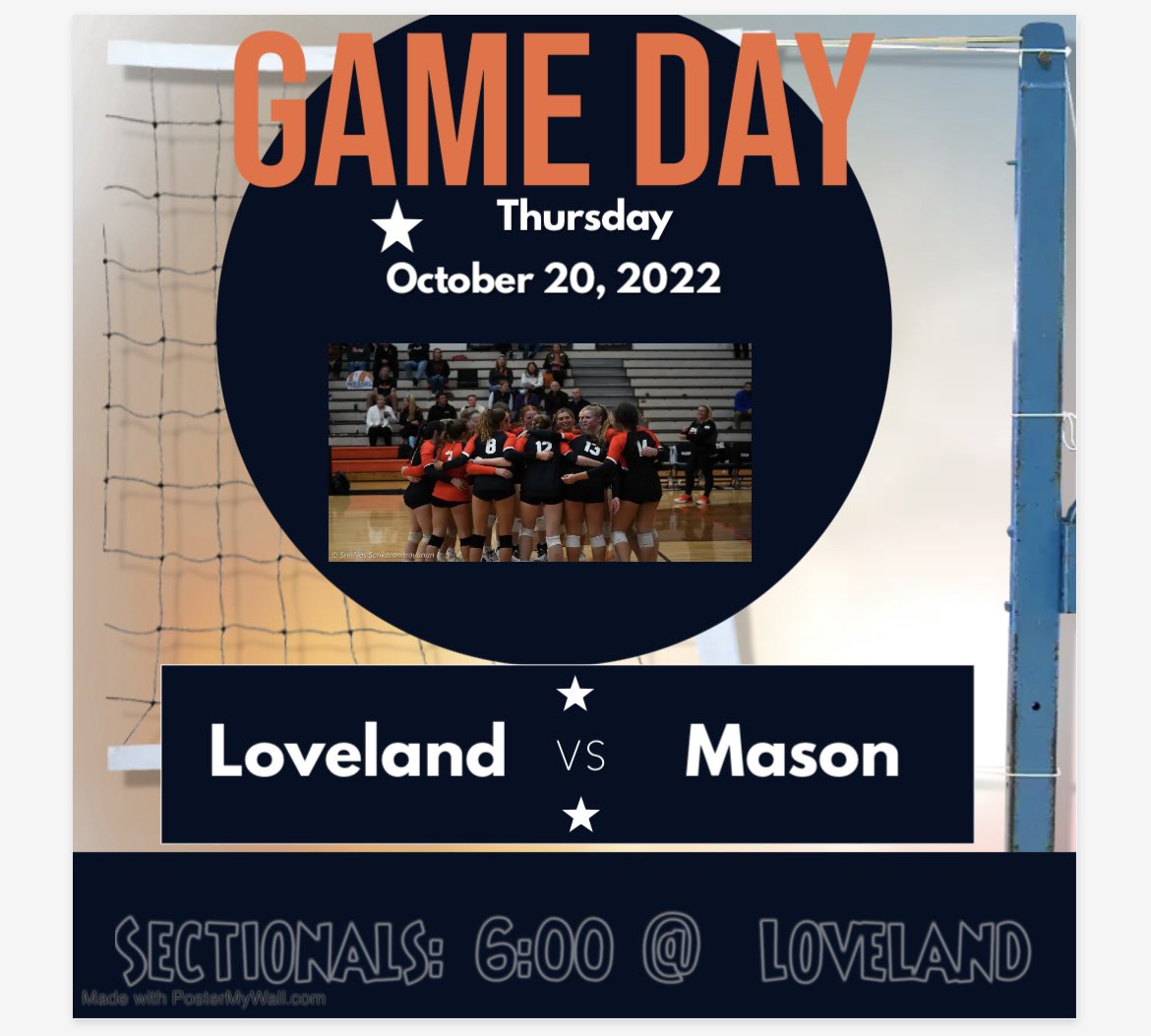 Loveland Girls Volleyball (@lovelandtigersv) on Twitter photo 🖤🧡 GAME DAY 🧡🖤 It’s round two of sectionals for our girls! Come out tonight and watch these ladies take on Mason <a href="/6/">Adrián Lamo</a>:00! #LVBfamily #ourtime #gotigers 🖤🧡 GAME DAY 🧡🖤 It’s round two of sectionals for our girls! Come out tonight and watch these ladies take on Mason <a href="/6/">Adrián Lamo</a>:00! #LVBfamily #ourtime #gotigers