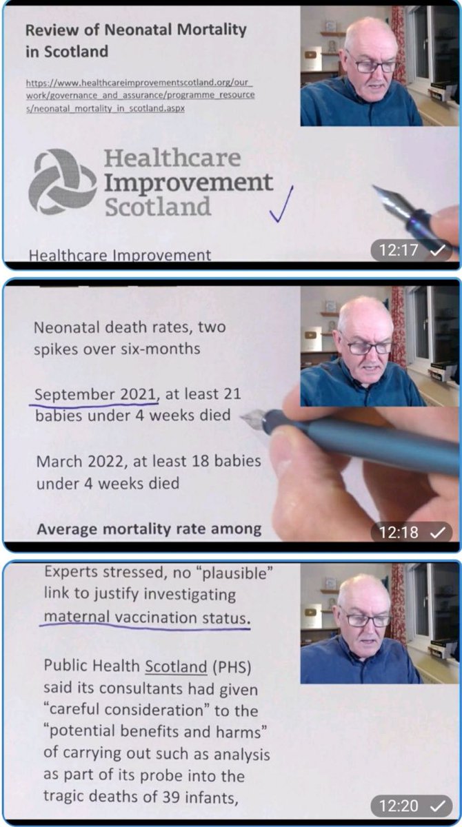 DanaAnd52659239's tweet photo. https://t.co/3h2Q1IWeof
#Schocking !!! Ils ont décidé de ne pas investiguer le statut vacciné ou non vacciné des mères qui ont perdu leur bébé - le taux de mortalité élevé des bébés a été rapporté en #Ecosse - plus élevé que d'habitude en 2021 et 2022
https://t.co/7fLYQ4AWSV https://t.co/vrmsgfAQ6w