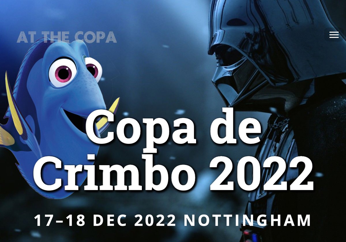 Copa de Crimbo is back. 17th and 18th of December 2022 - Nottingham. Grab your lightsaber or princess outfit and get down to our Disney themed ultimate pre Christmas party tournament. 
28 teams, Mixed. Register now. thecopa.co.uk