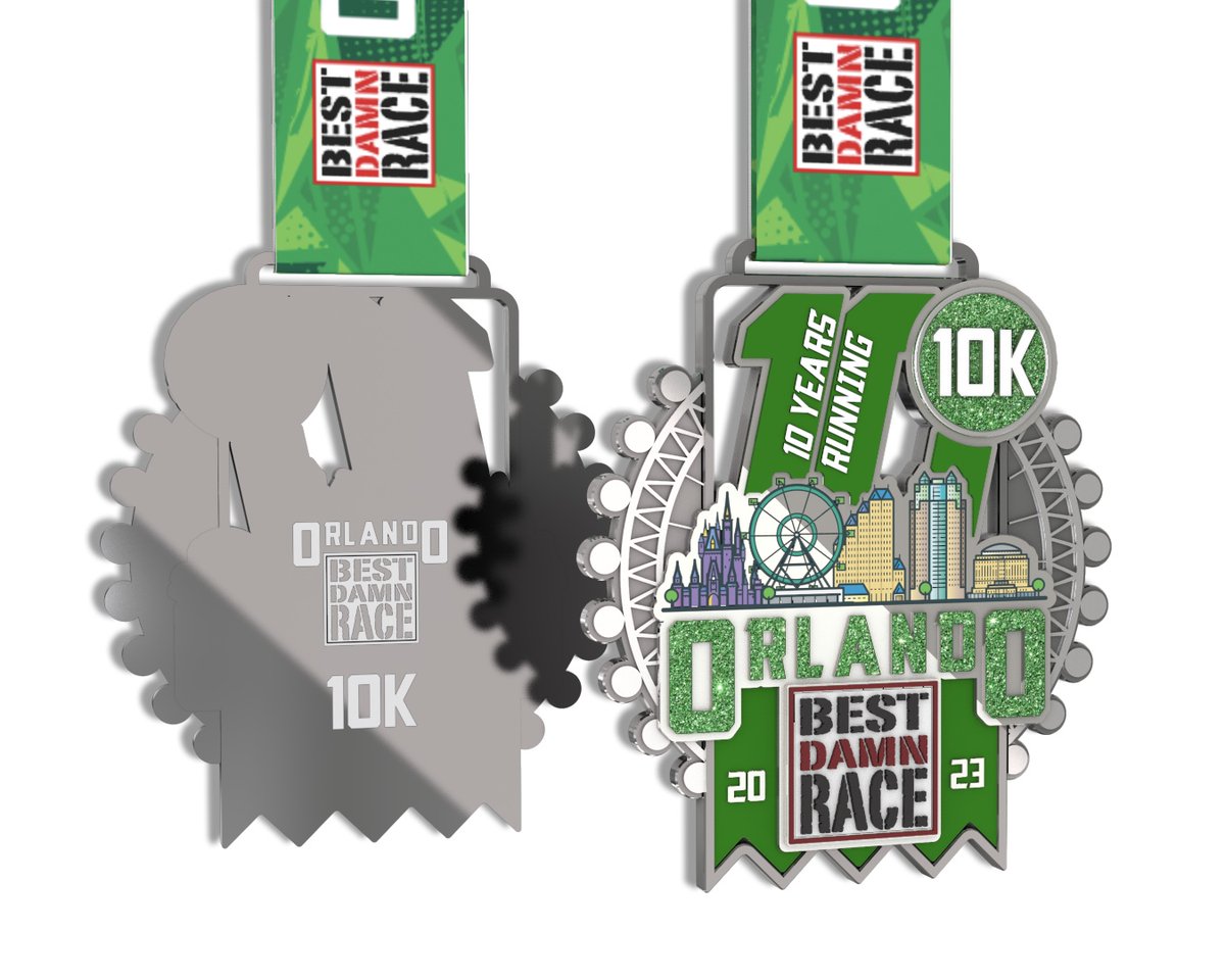 BestDamnRace's tweet photo. …we can’t look away! 👀 Your 2023 BDR ORLANDO MEDALS! Check out that bling! ✨Join us for the 5K, 10K, Half Marathon & Double Challenge on Sat, March 4, 2023. And peep the charm on the Half Marathon medal! https://t.co/MGsbn6VfXX
#bestdamnrace #BDR #bdrorlando #runbdr #runchat https://t.co/mk1ty3asP6