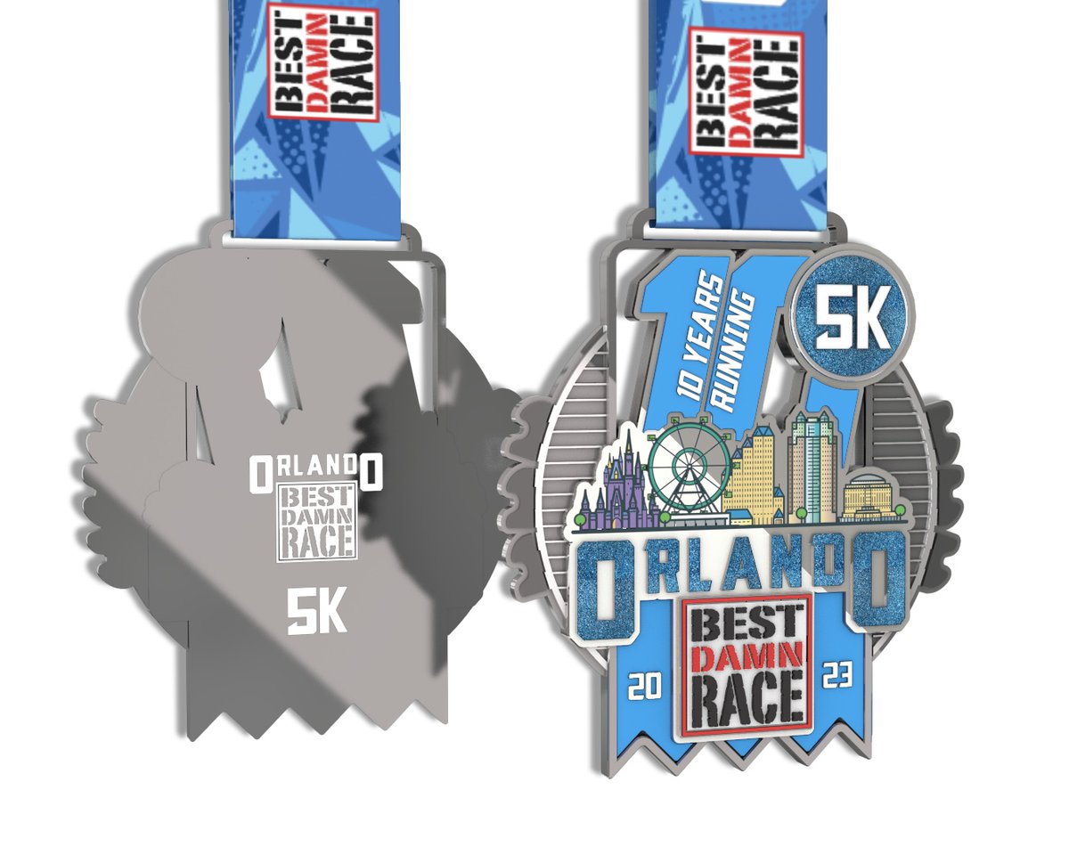BestDamnRace's tweet photo. …we can’t look away! 👀 Your 2023 BDR ORLANDO MEDALS! Check out that bling! ✨Join us for the 5K, 10K, Half Marathon & Double Challenge on Sat, March 4, 2023. And peep the charm on the Half Marathon medal! https://t.co/MGsbn6VfXX
#bestdamnrace #BDR #bdrorlando #runbdr #runchat https://t.co/mk1ty3asP6