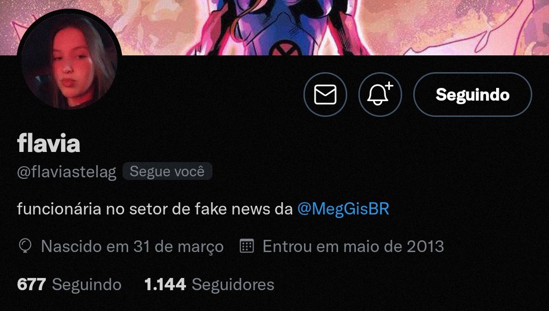 MeggisBR's tweet photo. nossa equipe não para de crescer!

 @flaviastelag nossa funcionária especializada em fake news.
começou sua carreira mentindo desde pequena quando se intitulou filha do cantor leonardo. aos 13 se descobriu como sósia da supervulgar e aos 22 começou sua carreira de juliette cover https://t.co/qiV7Syhm0f