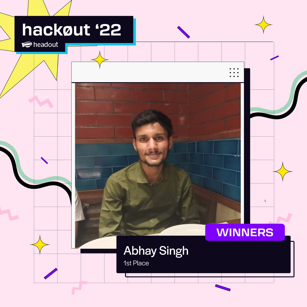 HackoutIO's tweet photo. Dun dun dun, we have our winners for #Hackout22 🥁🥳🎉
In 1st place, Team JAAP 👏 https://t.co/p8z1QXc5us