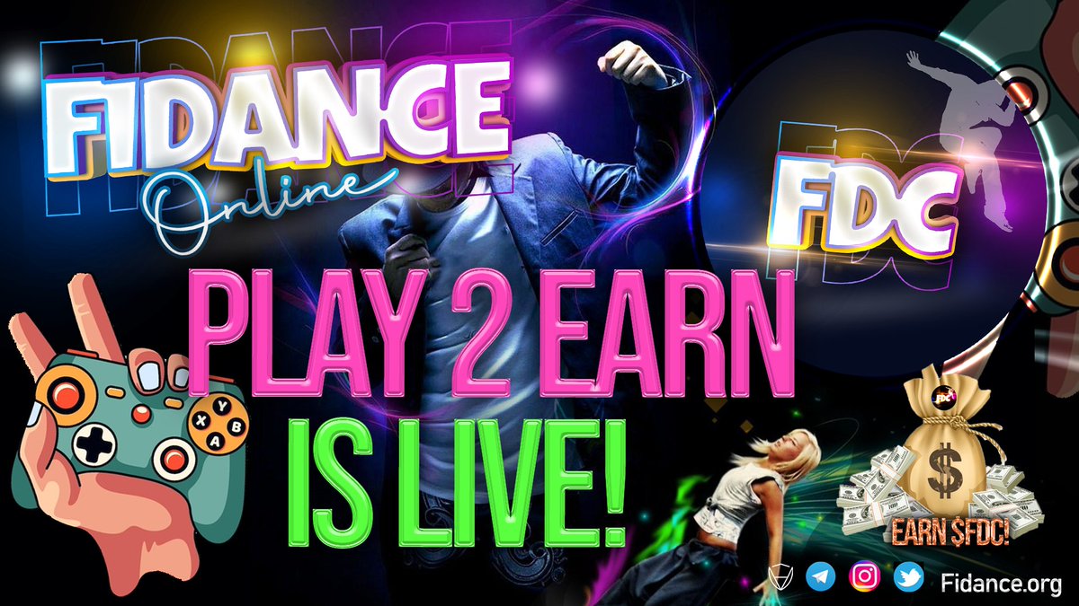 FIDANCEE's tweet photo. Check out #FiDance Play 2 Earn!🔥🤑
WEB VERSION IS LIVE!🚀
DANCE & EARN!🕺💃
🔹https://t.co/38oLVIjWJw
🔹https://t.co/bJQxDotDpf
🔹https://t.co/J7eKY6MkMJ
#PlayToEarn #P2E #cryptocurrency #Crypto #NFT https://t.co/510gbbmp57