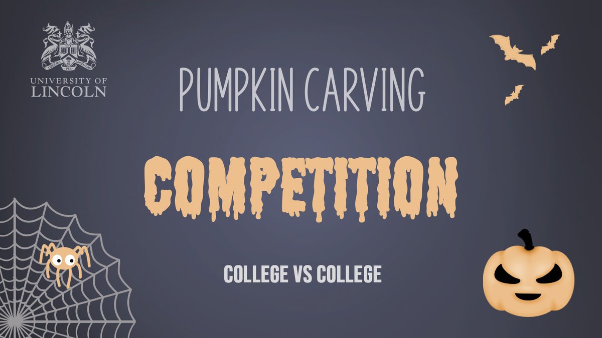 UoL_CSS's tweet photo. Are you carving your pumpkins this weekend? Post your photos to Twitter or Instagram and tag us @UoL_CSS #uolpumpkins by 24th Oct to enter our competition for the best jack o'lantern π
Winner will be announced 31st October
@UoLBusiness @UoLScience @UniLincolnArts @unilincoln https://t.co/wR2zMtzLyH