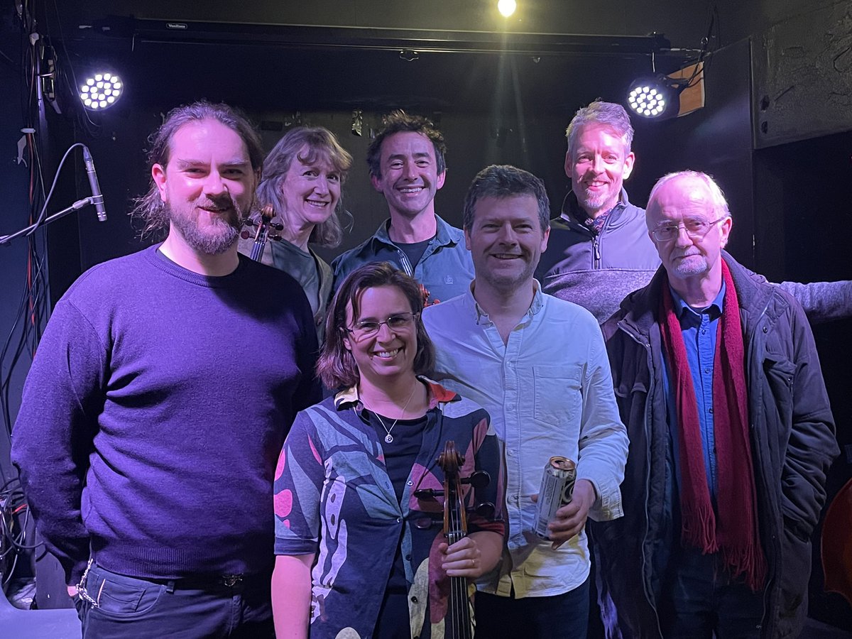 A quartet plus a trio of Irish composers (@DaveF_composer Raymond Dean @mwhiteside) at last nights concert in @flyduckglasgow Last concert of this years season in @Summerhallery tonight. Come hear the Robinson Panoramic Quartet! Doors 7.30pm for 8pm start. Tickets otd £10/£6.