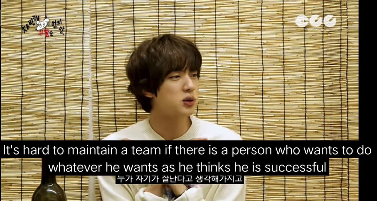 mygbebe's tweet photo. "One of the reasons why we're successful is that, each of the members concedes what he wants to do for other members. It's hard to maintain a team if there is a person who wants to do whatever he wants as he thinks he is successful. However, each of us doesn't cross the line..." https://t.co/ISbTXvJSh4