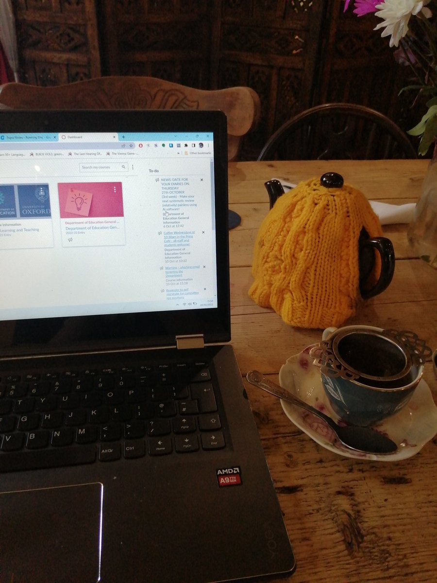 IGAenglish's tweet photo. Getting some Msc work done in my favourite place on Earth, @theatre_tea my beloved https://t.co/u384kE7p48