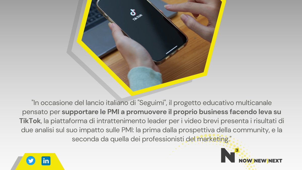 Gli utenti italiani di TikTok sono molto interessati ai contenuti delle piccole e medie imprese e sulla piattaforma ne scoprono sempre di nuovi e trasversali.

bit.ly/3Sdo00F

<a href="/ninjamarketing/">Ninja Business School</a>

#marketing #tiktok #digital