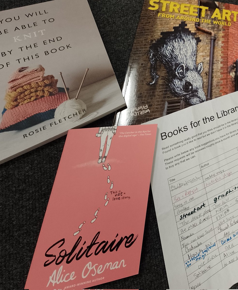 SancroftLibrary's tweet photo. Thank you to all the students who have recommended or requested books for our library... they have now arrived!  📚 https://t.co/eIZS1jHeMW