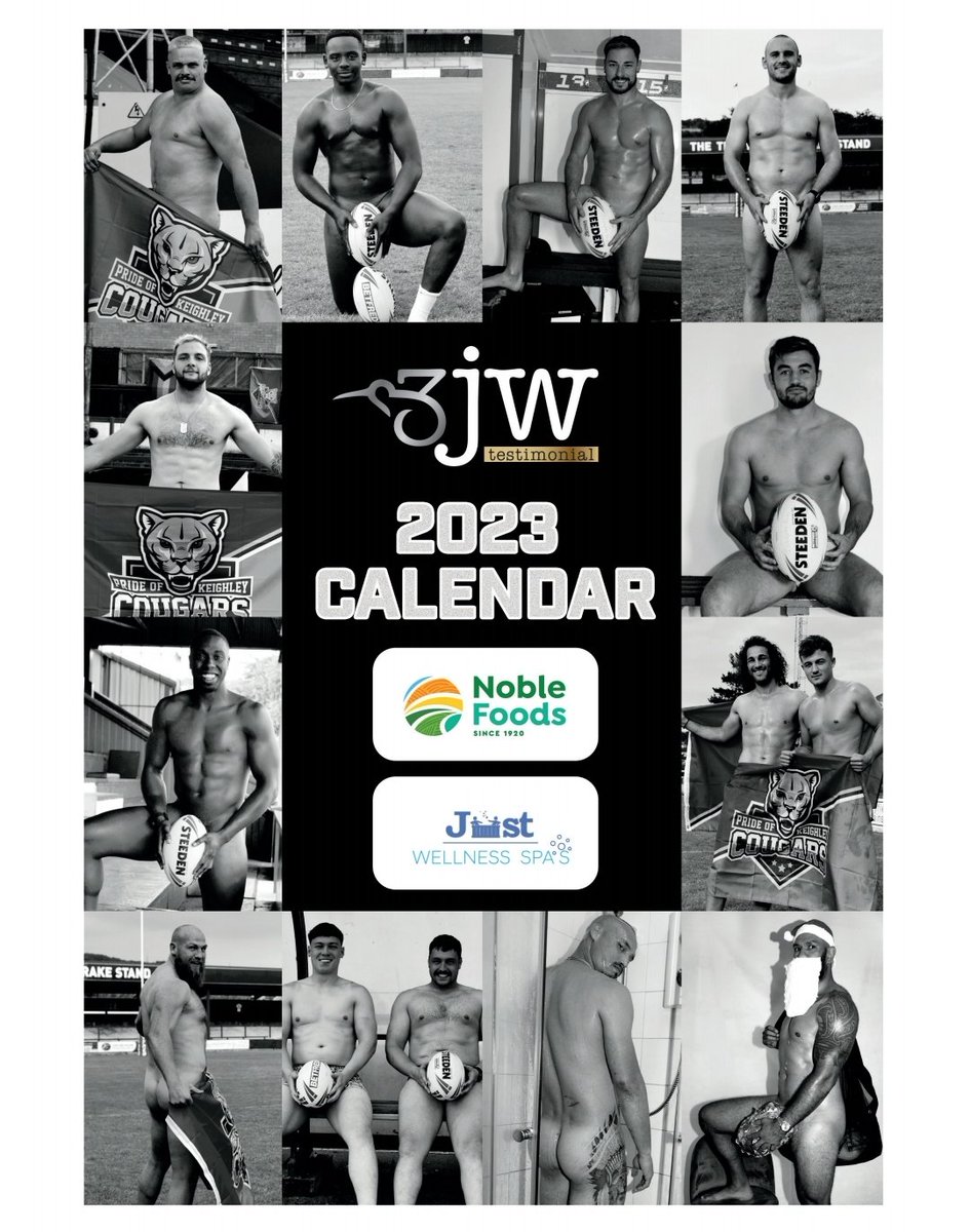 🗓 The @jw3testimonial 2023 charity calendar is on sale NOW! 🏉 Featuring the boys in the buff, this will make the ideal stocking filler with Christmas around the corner. 💷 Priced at £15 each, contact Margaret on 07980 893003 to purchase yours! #JW3