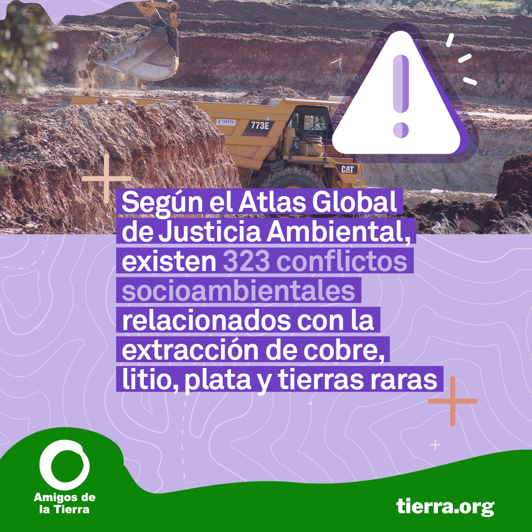 👷La industria minera arrasa y deja impactos económicos, políticos, socioculturales y ambientales a los que les hacen frente heroicamente movimientos sociales y vecinales locales. 🚧Solo en el territorio español hay 323 conflictos identificados tierra.org/denunciamos-la…