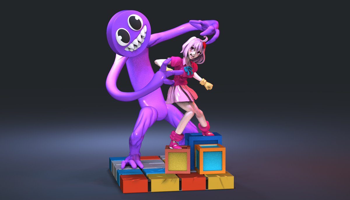 royugang's tweet photo. I made a Kissy Missy vs Purple figures but its Anime https://t.co/QTyuE6pc7r via @YouTube 
#fridaynightfunkin #poppyplaytime #rainbowfriends #poppyplaytimechapter2   #poppyplaytimeanimation   #fnfmod #fridaynightfunkinmods #kissymissy #bunzobunny  #purple  #huggywuggy https://t.co/8NX8LlXVvG