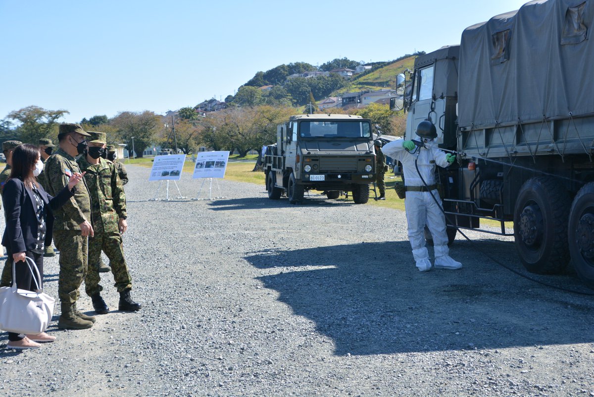 On Thu. Oct 20, #Western Army welcomed a party of Philippine Armed Force at Camp Kitakumamoto in Kumamoto Pref, demonstrated HA/DR equipment for them to share the knowledge and enhance the partnership between JPN and Philippine.