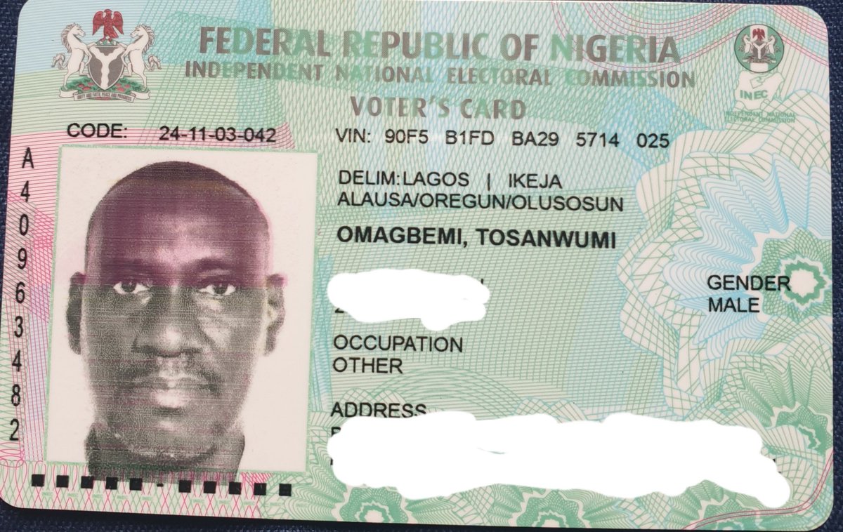 tosanwealthO's tweet photo. Collected my PVC in less than 15mins today. Please collect yours before the rush starts. #elections2023 @gldf_nigeria @inecnigeria https://t.co/hhXGg6GMDQ