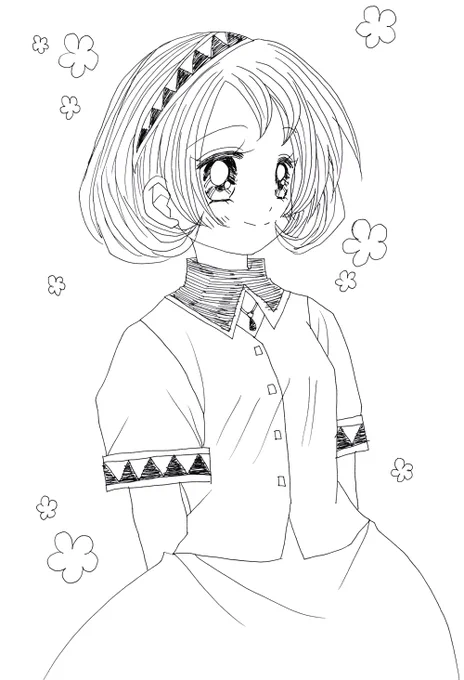 再掲です🍀
#イラスト #落書き #過去絵 