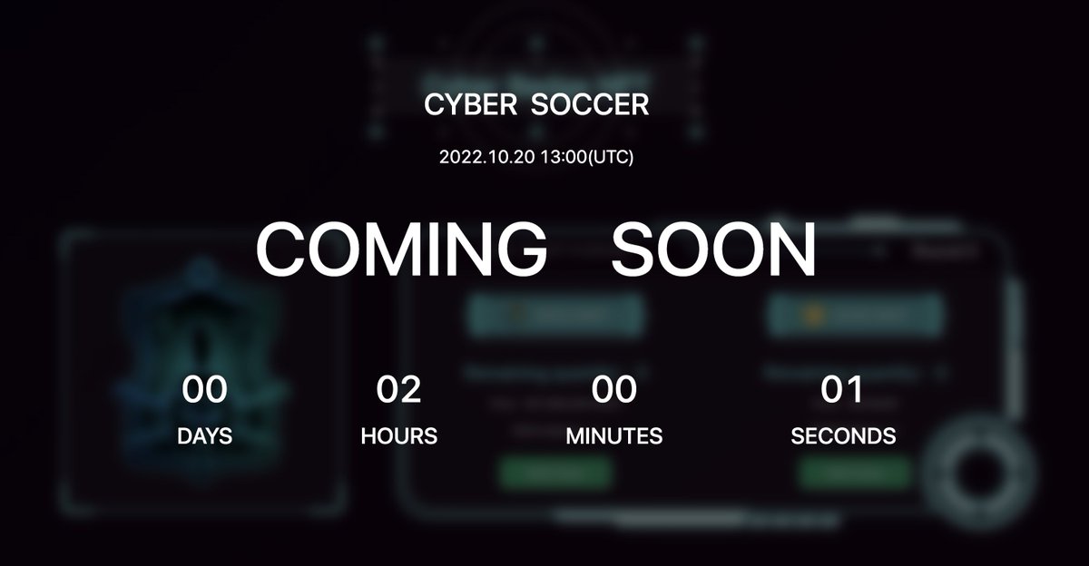 The first round of 200 badge NFT sales is starting on 1PM UTC 20th Oct. 

160 badge NFT will be purchased by $BUSD and 40 will be purchased by $SOCA. The $COCA used for forging player NFT upgrades will be burnt directly.

Purchase link: cyber.socaverse.io/#/subscription