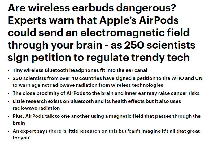 When did you realise that Airpods are a tool of the New World Order?