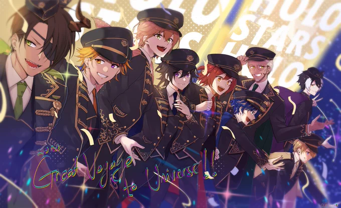最高のライブありがとうございます!!お疲れ様です!ホロスタ大好き #ホロスタ2ndACT #HolostArt #みびじゅつ #イヅル描いたぞ #アランの画廊 #りつあーと #アステル絵ダ #騎士絵画 #描クテル #シ絵ン #オウ画 