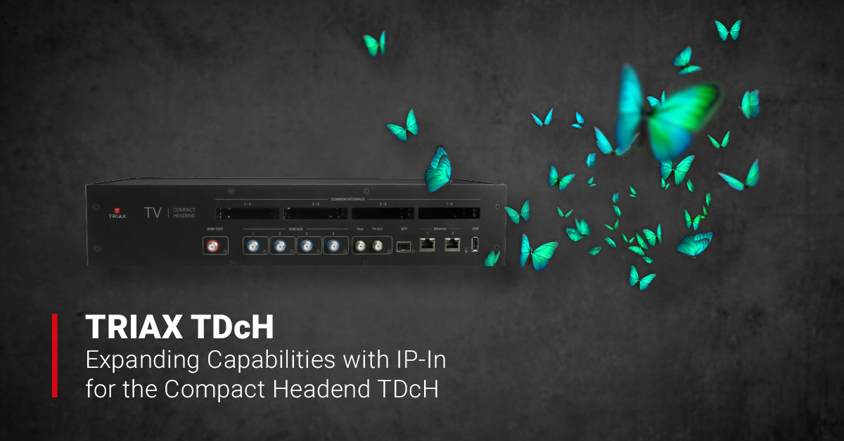 More options for the TDcH compact headend; IPTV services can now also be integrated with IP-In 📺

Comfortable and continuous monitoring also via remote networks.

Learn more ⬇️
hubs.ly/Q01qg4_D0
