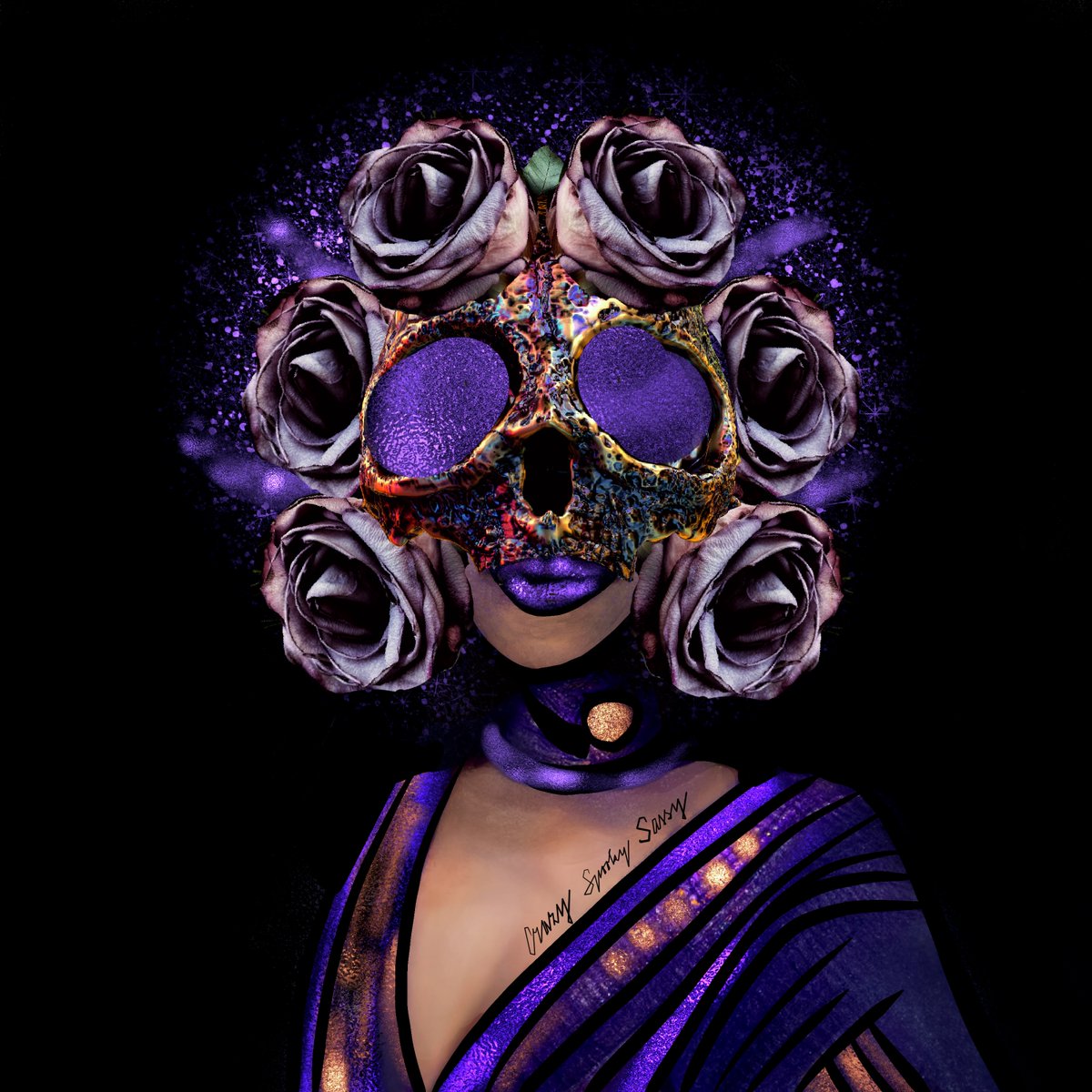 bukolskaterina's tweet photo. @StudioIrida @CrazySassyExes My spooky entry for the #csecontest 👻💀
Good luck to everyone 👌👋😍
#art #csecontest https://t.co/eF2JCNXTMl