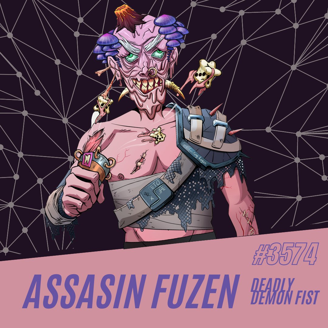 holy_collector's tweet image. "Our community will most likely drive us to zero or in lieu of that we will Rug the project ourselves..."
Say Hello to my New Member😊
@DegenDojoNFT