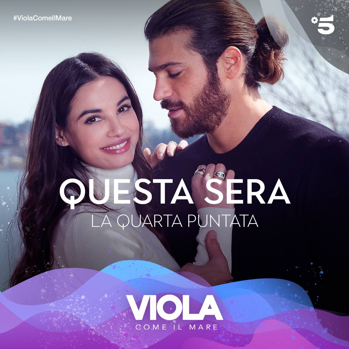 fictionmediaset's tweet photo. 💜Today is #ViolaDay ♈️ 💜🌊🚔😎❤️
Ci aspettano tante emozioni e nuove scoperte per una coloratissima quarta serata su #Canale5! 🌈✨☺️ Pronti? 😉 
#ViolaComeIlMare💜🌊🚔😎❤️ 
#FrancescaChillemi #CanYaman @LuxVide @MedInfinityIT https://t.co/RgmZcrpckf
