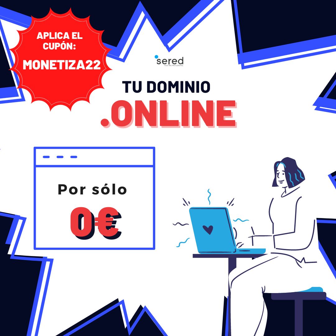 SeredNET's tweet photo. ‼Promo ESPECIAL sólo HOY durante el evento #Monetiza22‼
📌.ONLINE por sólo 0€
📢Aplica el cupón MONETIZA22 en nuestra web👉https://t.co/sLsNMtZ1qV
🔵ATENCIÓN🔵Tenemos MÁS ofertas durante el evento
#ofretaflash #ofertadominio #dominios #promodominios #dominiogratis #serednet https://t.co/myYg9UmyxI