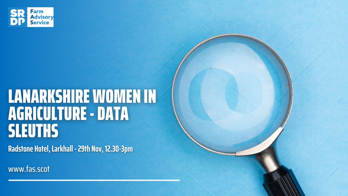 Fancy yourself as a bit of a Miss Marple? Come to our women in agriculture meeting on 29th Nov at Larkhall & learn how to hone your detective skills & interrogate your farm data to find out what it reveals about your business. Click bit.ly/3s80mZ1 to book. @NFUStweets