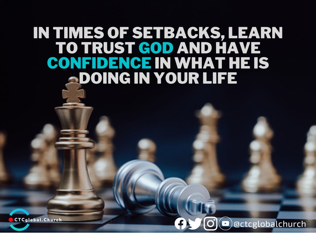 CTCglobalChurch's tweet photo. Experiencing a setback? This is what you should do...

#GrowwithSpeed
#GlowwithEase
#CTCGlobalChurch https://t.co/oraI15XcBs