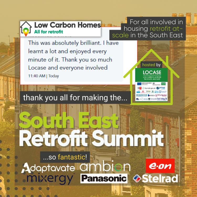 Fantastic event this week >>> A great 3 mornings of focused learning and sharing on #energyefficiency progress for homes. Huge thanks to ALL fantastic contributers & to hosts @LoCASE_BIZ A lot of passion for #retrofit in the (virtual) room - great to see. #RetrofitMomentum