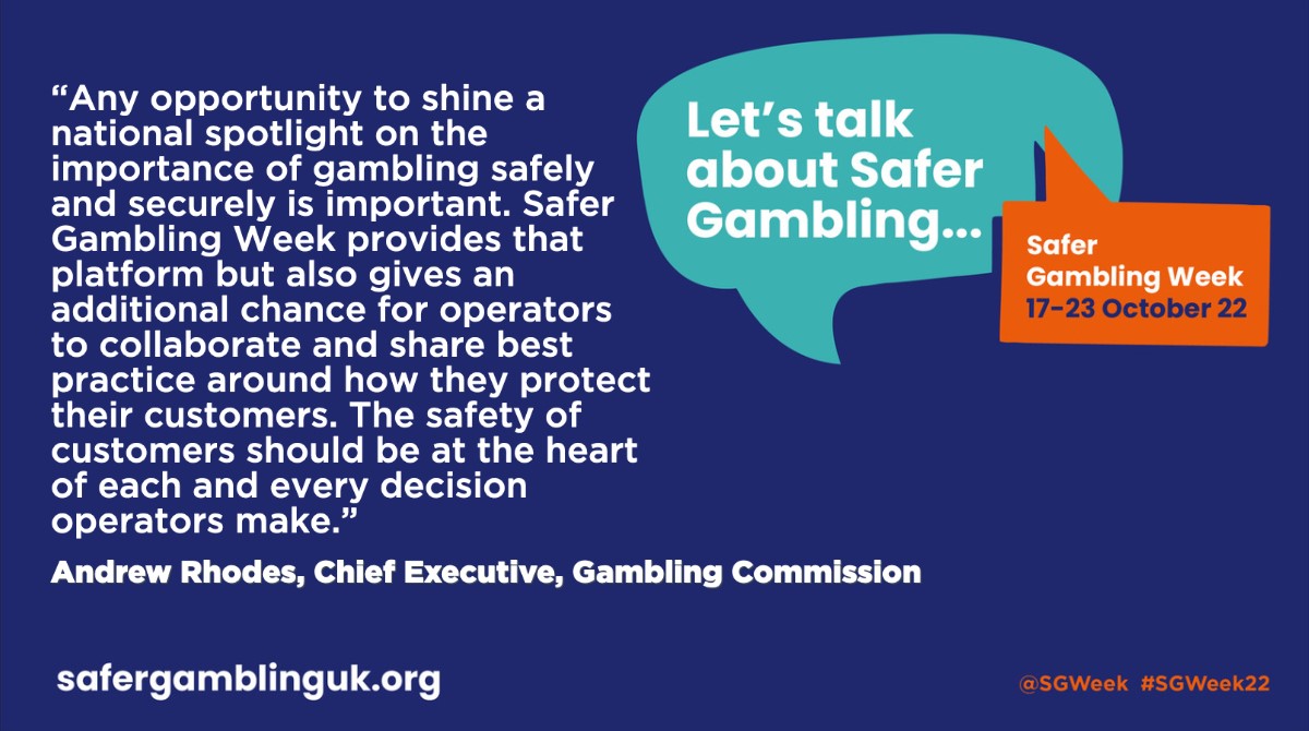 Safer Gambling Week tweet media
